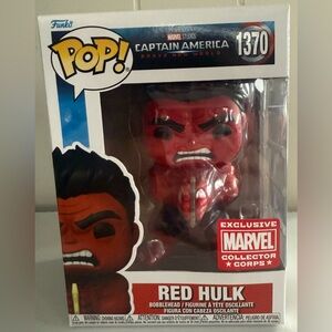 Funko Red and Black Red Hulk Pop! Figure (Captain America Brave New World)